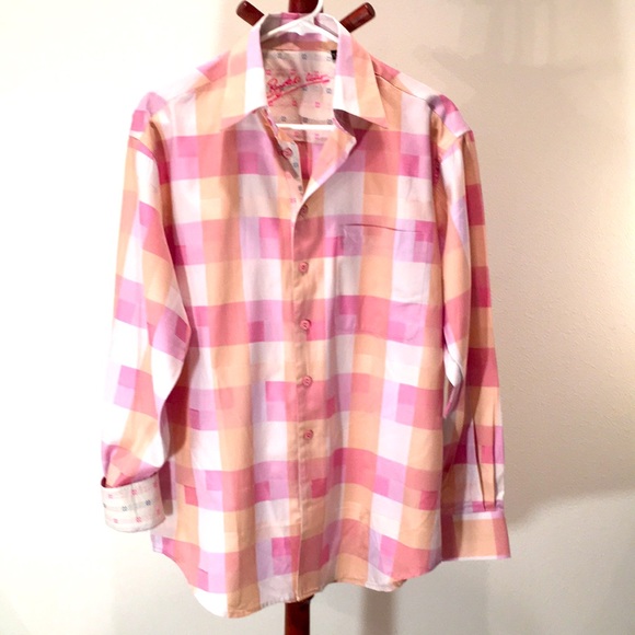 NWOT Fun Bugatchi Uomo Shirt! - Picture 1 of 7